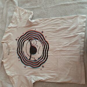 Ripple Junction White Graphic Tee